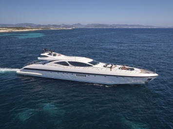 Mangusta 130 Motor Yacht for Charter (Ibiza)