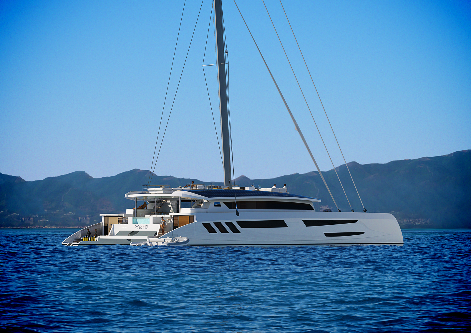 eco yacht catamaran 115'