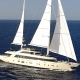 Aresteas Luxury Motor Sailor for charter