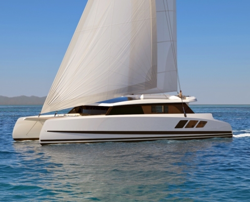 New Pajot Custom Eco Yacht 80 sailing catamaran